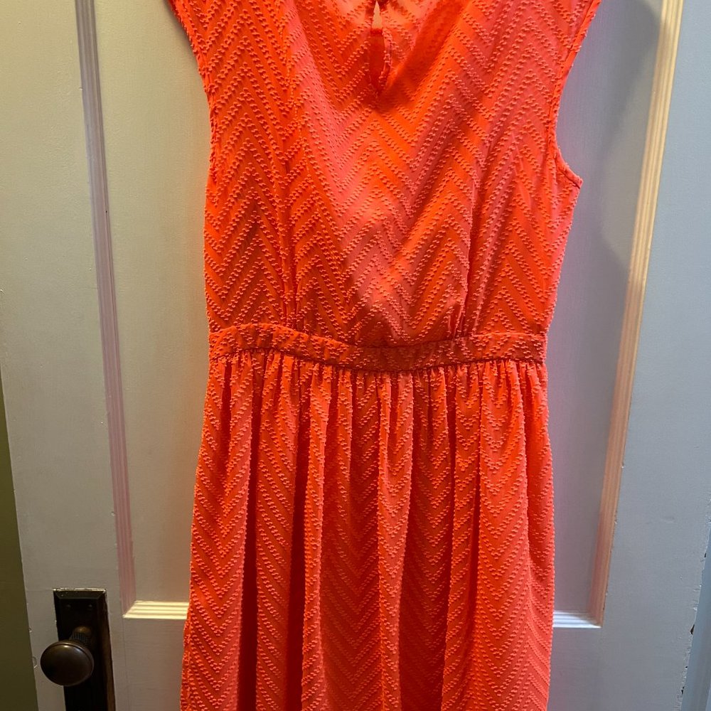 Bold and Beautiful: J.Crew Women's Dress | Orange | Size 8 | Stand Out in Style - Picture 2 of 3